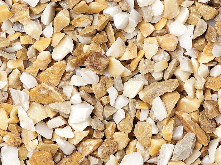 Graniglia, granulato per giardino, Giallo Siena 3-5 mm (10 Kg)